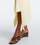 De La Vali Vida draped jersey minidress