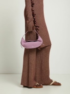 YUZEFI Mini Fortune Cookie Suede Bag