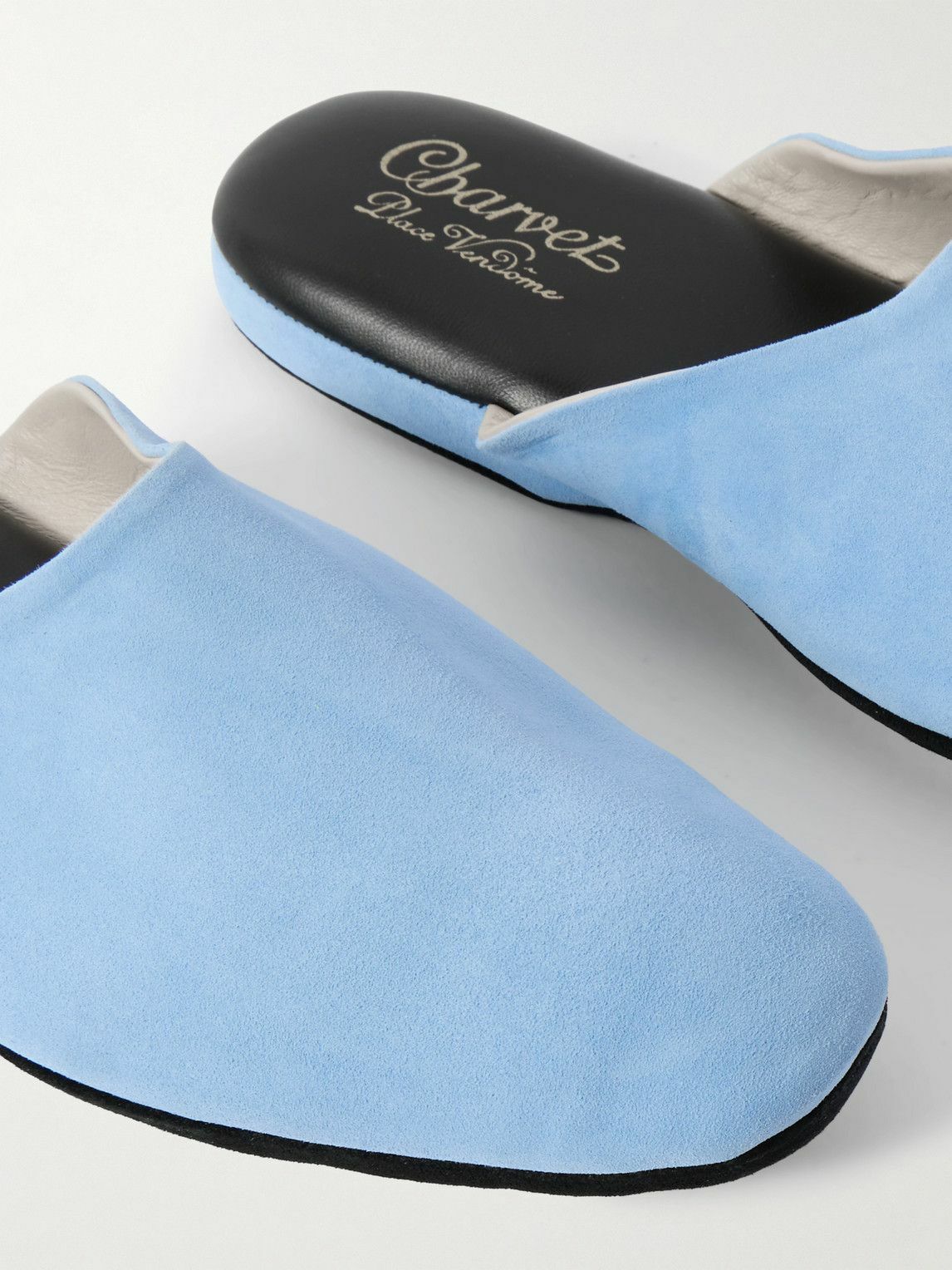 Charvet - Suede Slippers - Blue