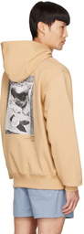 Helmut Lang Beige Cotton Hoodie