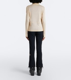 Moncler Grenoble Wool and silk jersey ski top