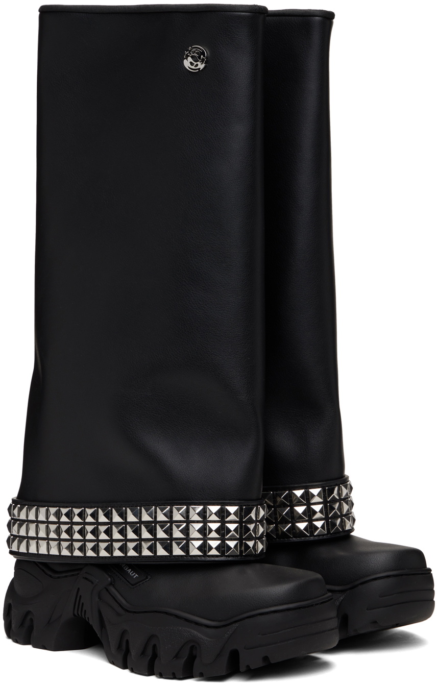 Rombaut Black Boccaccio II Rain Studs Boots