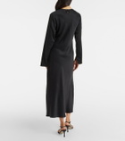 Asceno Salina silk charmeuse maxi dress