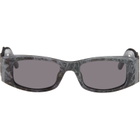 Palm Angels Gray Angel Sunglasses