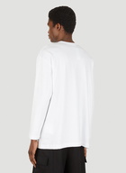 CDG Long Sleeve Big T-Shirt in White