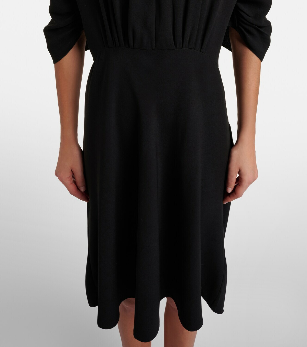 The Row Emmeline silk crêpe cady midi dress