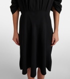 The Row Emmeline silk crêpe cady midi dress