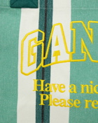 Ganni Large Easy Shopper Stripes Multi - Womens - Tote & Shopping Bags
