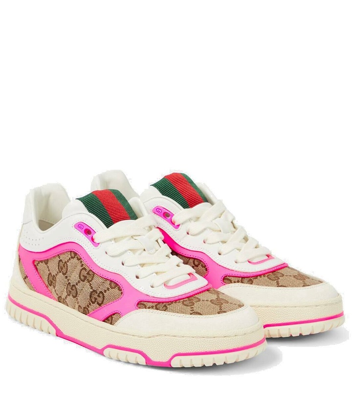 Photo: Gucci Gucci Re-Web leather sneakers