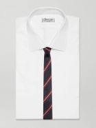 CELINE - 5cm Striped Silk-Twill Tie