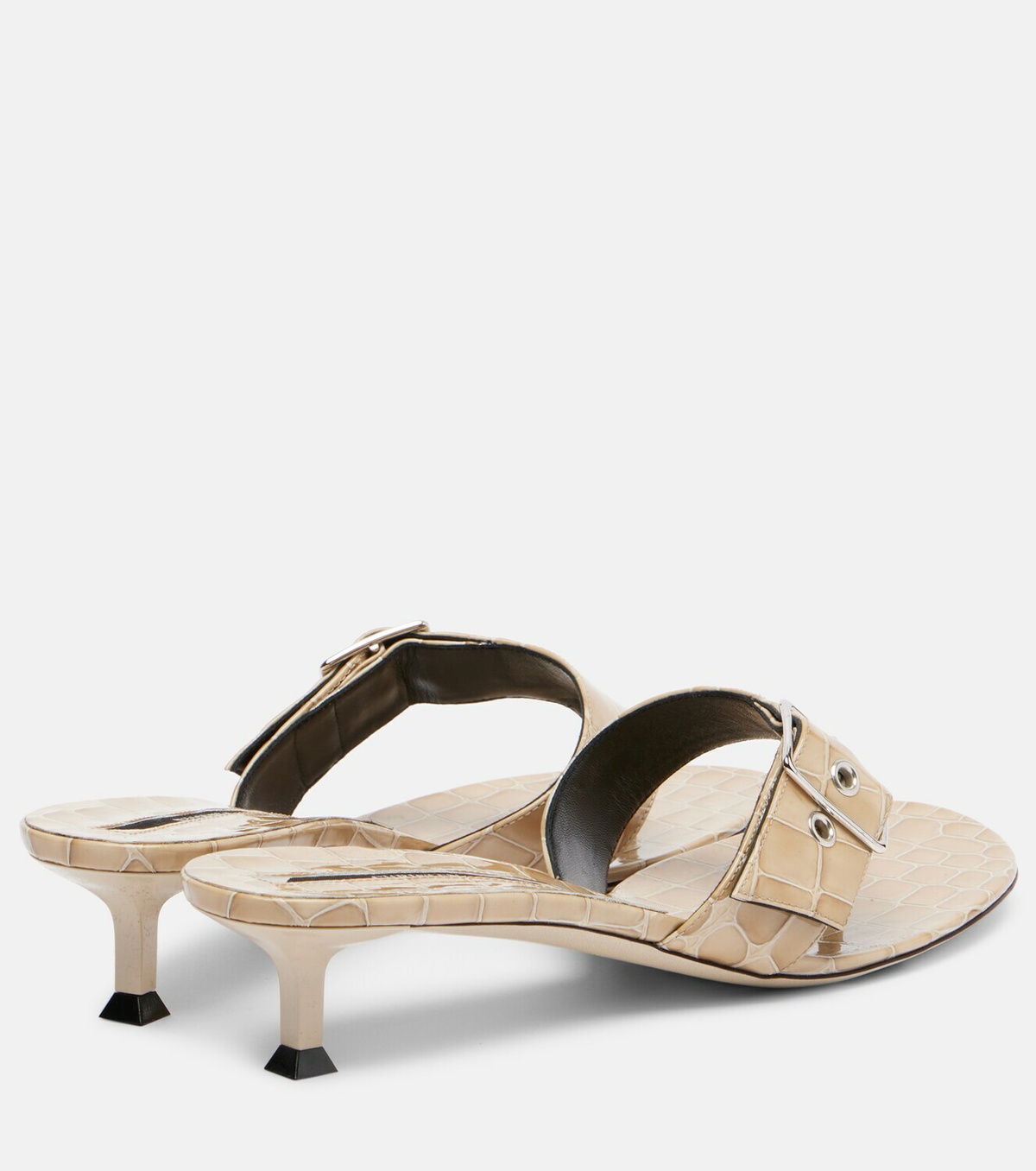 Christen Helix 35 patent leather thong sandals