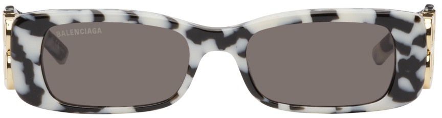 Balenciaga Black & White Dynasty Sunglasses Balenciaga display picture 1