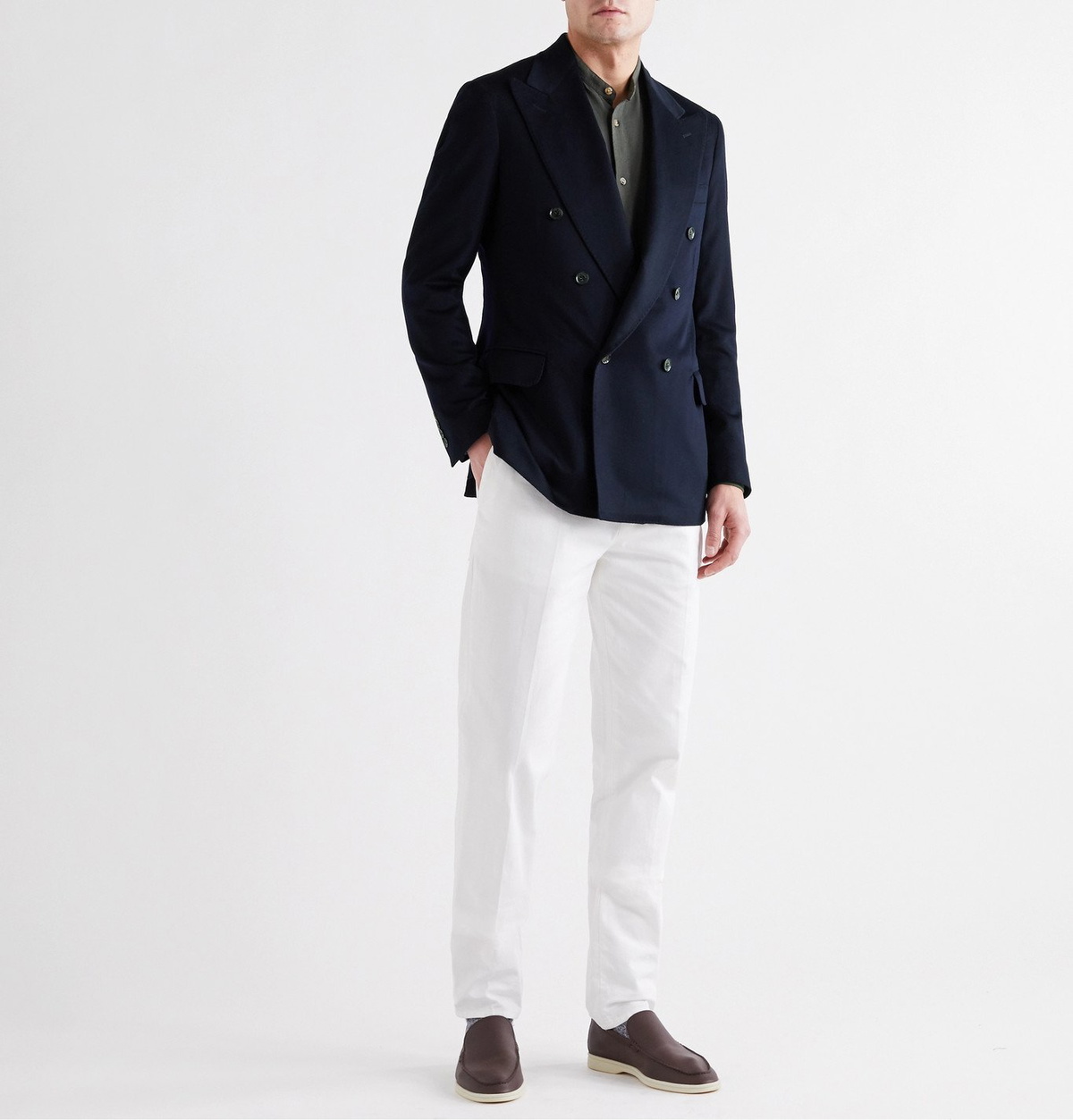 loro piana blazer cashmere