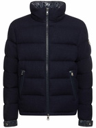 MONCLER - Winnipeg Nylon & Felted Wool Down Jacket