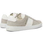 Paul Smith - Hansen Leather-Trimmed Suede Sneakers - Gray