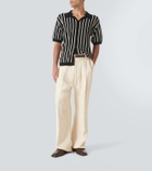King & Tuckfield Striped wool shirt
