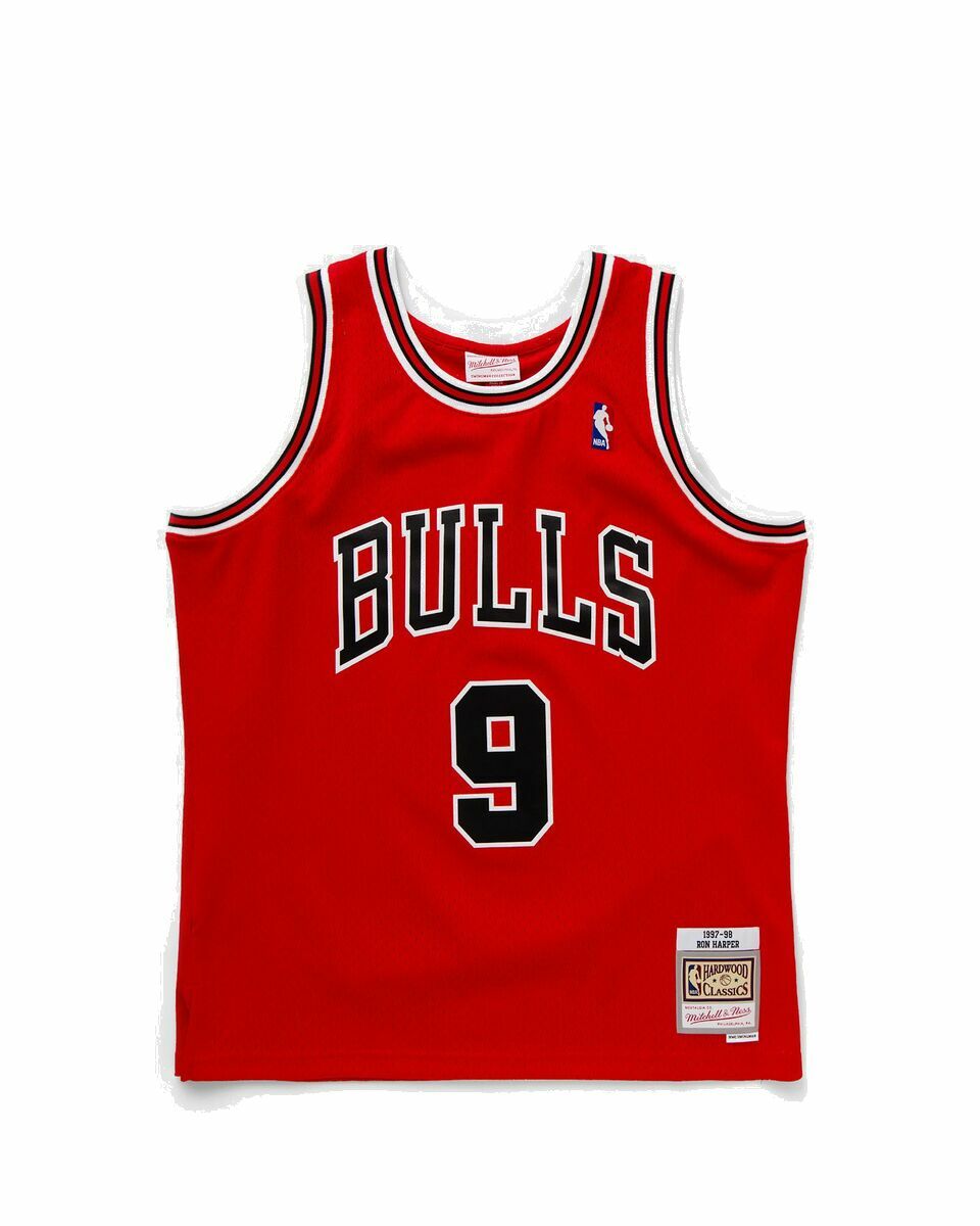 Mitchell & Ness Nba Swingman Jersey Chicago Bulls Road 1997 98 Dennis  Rodman #91 Red - Mens - Tank Tops Mitchell & Ness