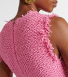 Jil Sander Cotton-blend bouclé maxi dress