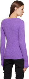 Jacquemus Purple Le Papier 'La Maille Pau' Cardigan