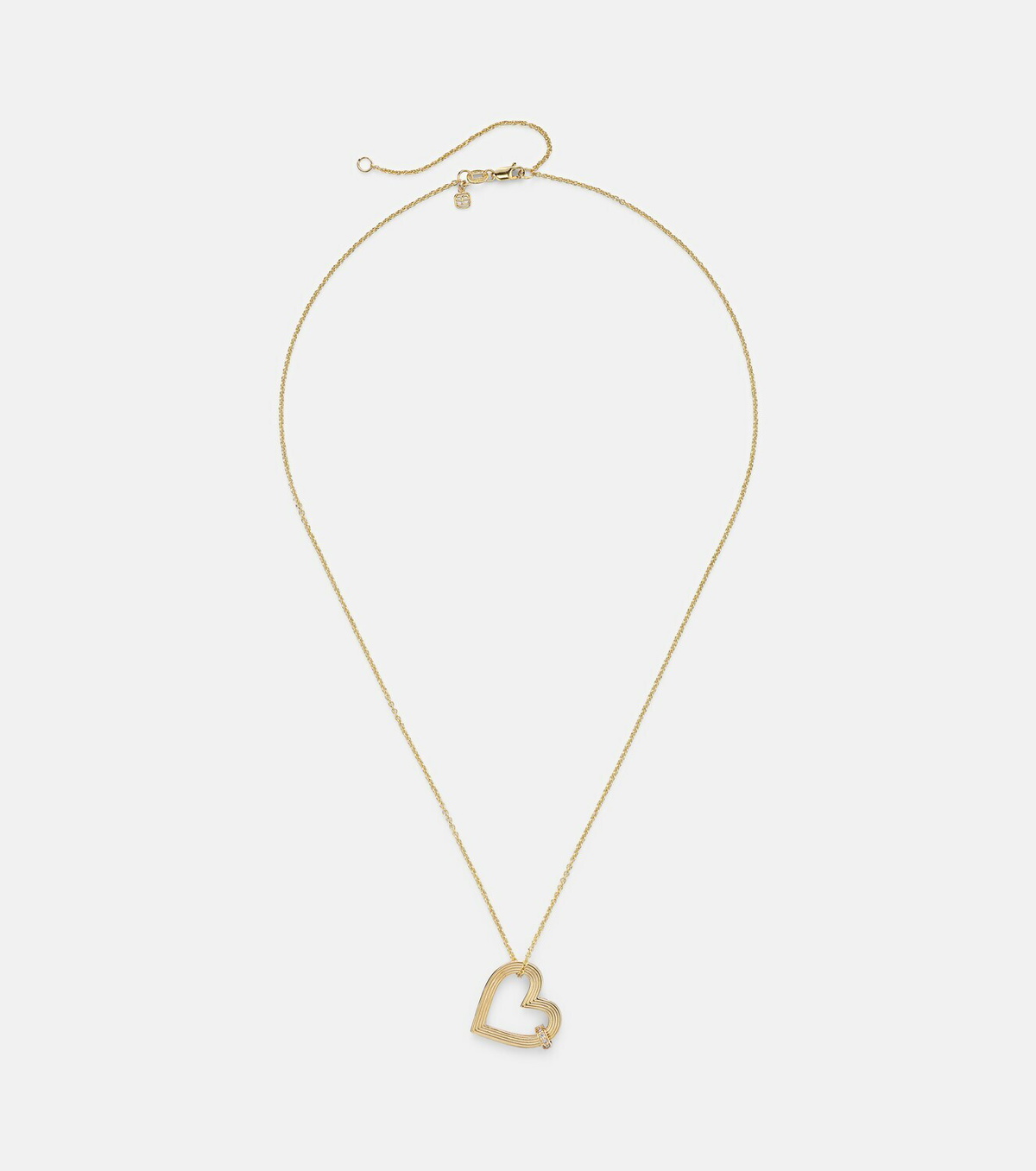 Sydney Evan 14kt gold (585/1000) necklace with diamonds