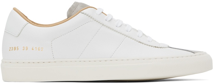 Photo: Common Projects Off-White Court Classic Sneakers