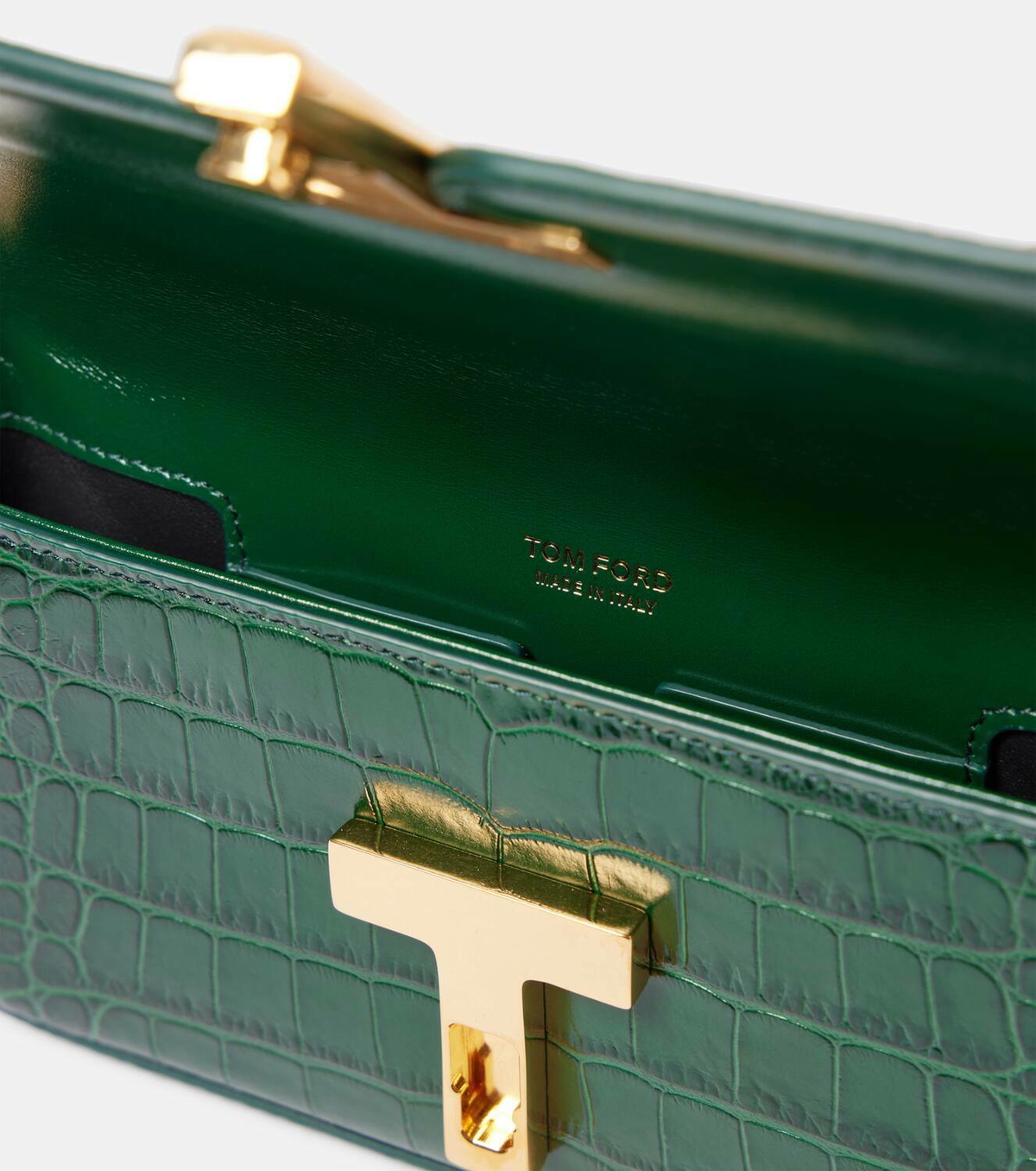 Tom Ford Wallis Mini croc-effect leather shoulder bag TOM FORD