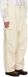 FORMA Beige Canvas Cargo Pants