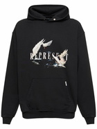 REPRESENT - Swan Printed Cotton Hoodie