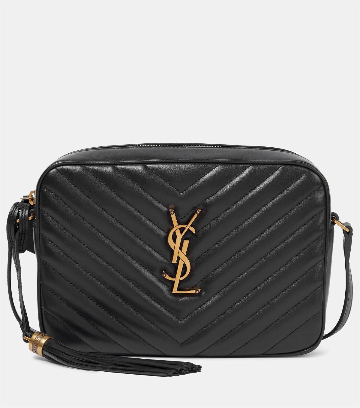Saint Laurent Lou YSL Quilted Calfskin Camera Crossbody Bag With