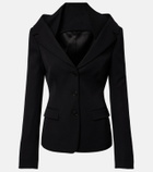 McQueen Crêpe blazer