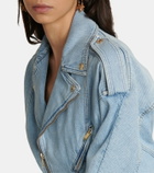 Alexandre Vauthier - Asymmetric zipped denim minidress