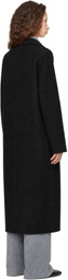 LISA YANG Black Doublé Shawl Coat