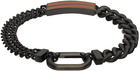 ZEGNA Black Chain Bracelet