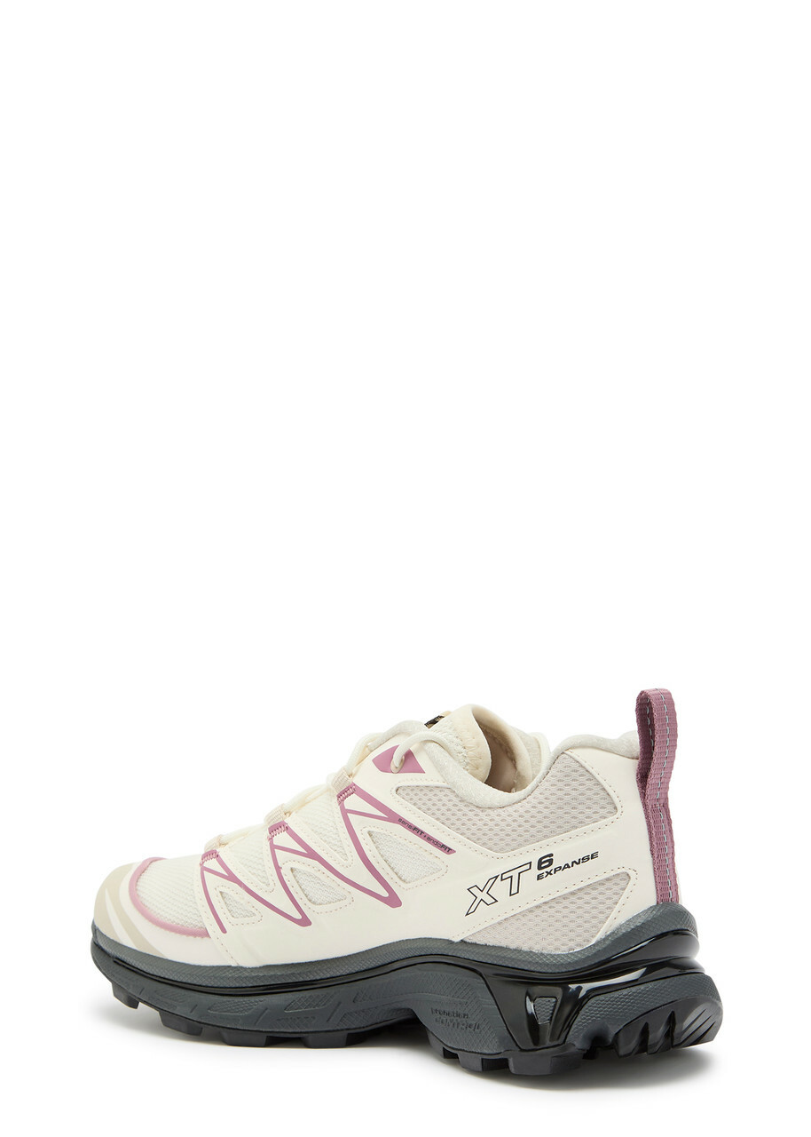 Salomon XT-6 Expanse Panelled Mesh Sneakers Cream