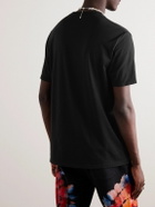 AMIRI - Logo-Appliquéd Cotton-Jersey T-Shirt - Black