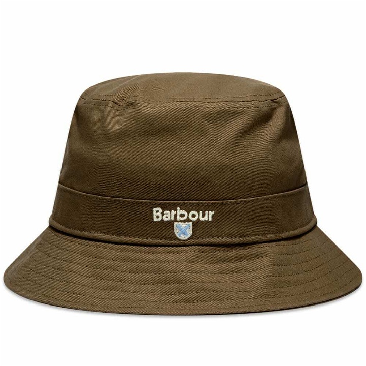 Photo: Barbour Men's Cascade Bucket Hat in Olive