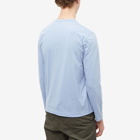 Comme des Garçons Homme Plus Men's Long Sleeve Triangle Print T-Shirt in Blue