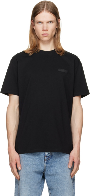 Photo: Givenchy Black 'Givenchy Paris' Grosgrain T-shirt