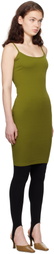 FLORE FLORE SSENSE Exclusive Green Bibi Minidress