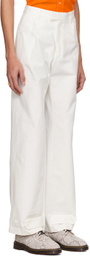 Winnie New York White Pleated Trousers