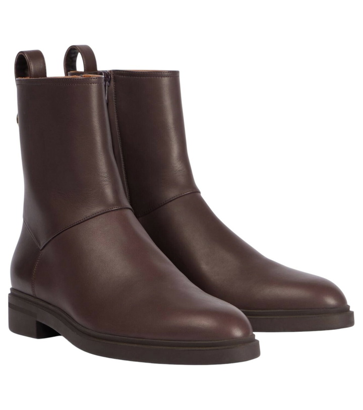 Photo: Loro Piana Kilda leather ankle boots