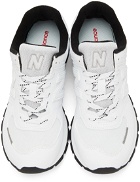 New Balance White 574 Rugged Sneakers