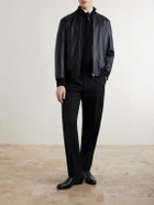 Canali - Cotton Half-Zip Sweater - Black