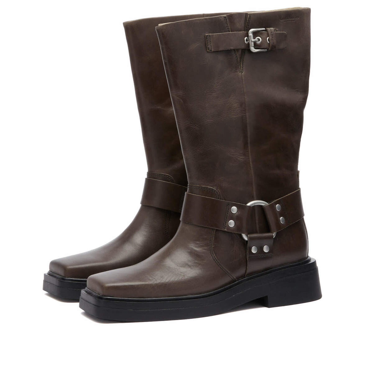 Vagabond Women's Shoemakers Eyra Biker Boot in Mud Vagabond