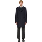 Acne Studios Navy Wool Coat