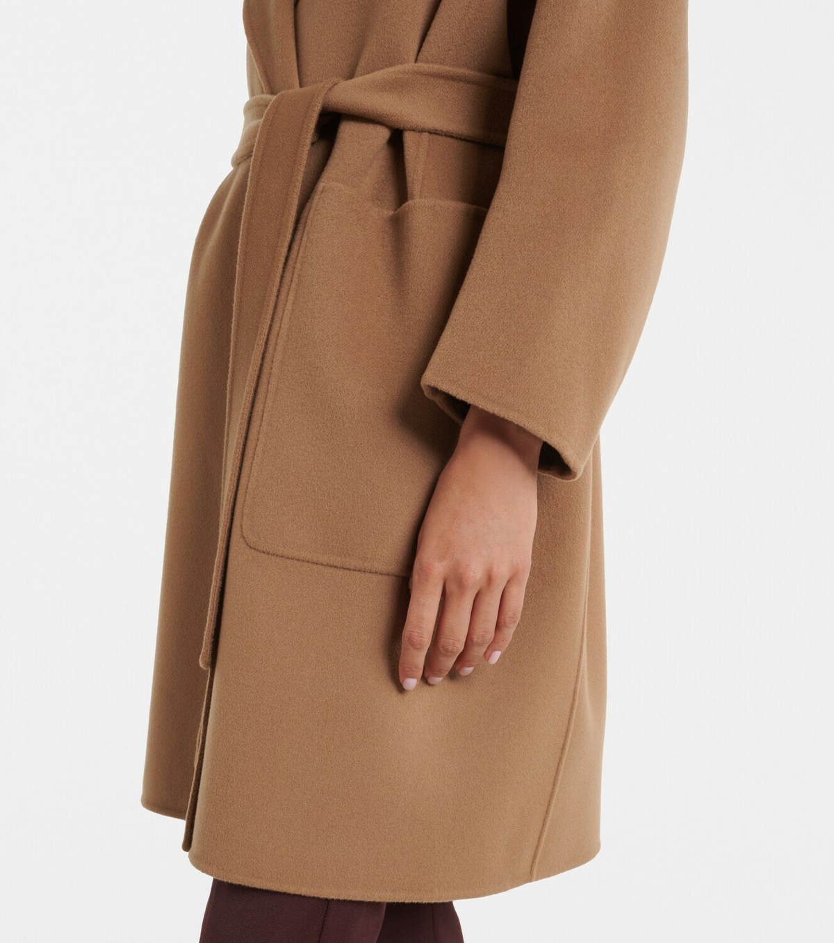 'S Max Mara Virgin wool wrap coat