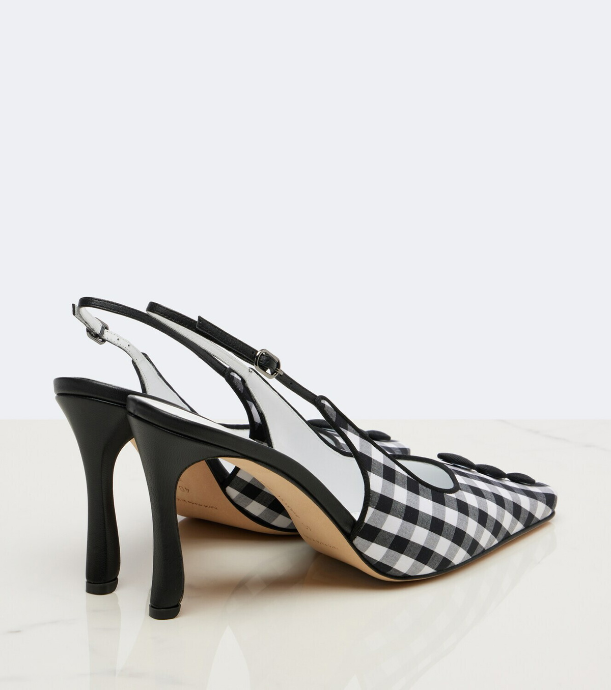 Manolo Blahnik Alexa checked slingback pumps