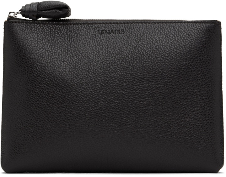 Photo: LEMAIRE Brown Embossed Pouch