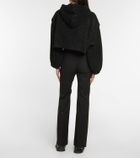 Patou Cropped teddy jacket