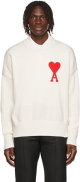 AMI Paris Oversize Ami de Cœur Crewneck Sweater